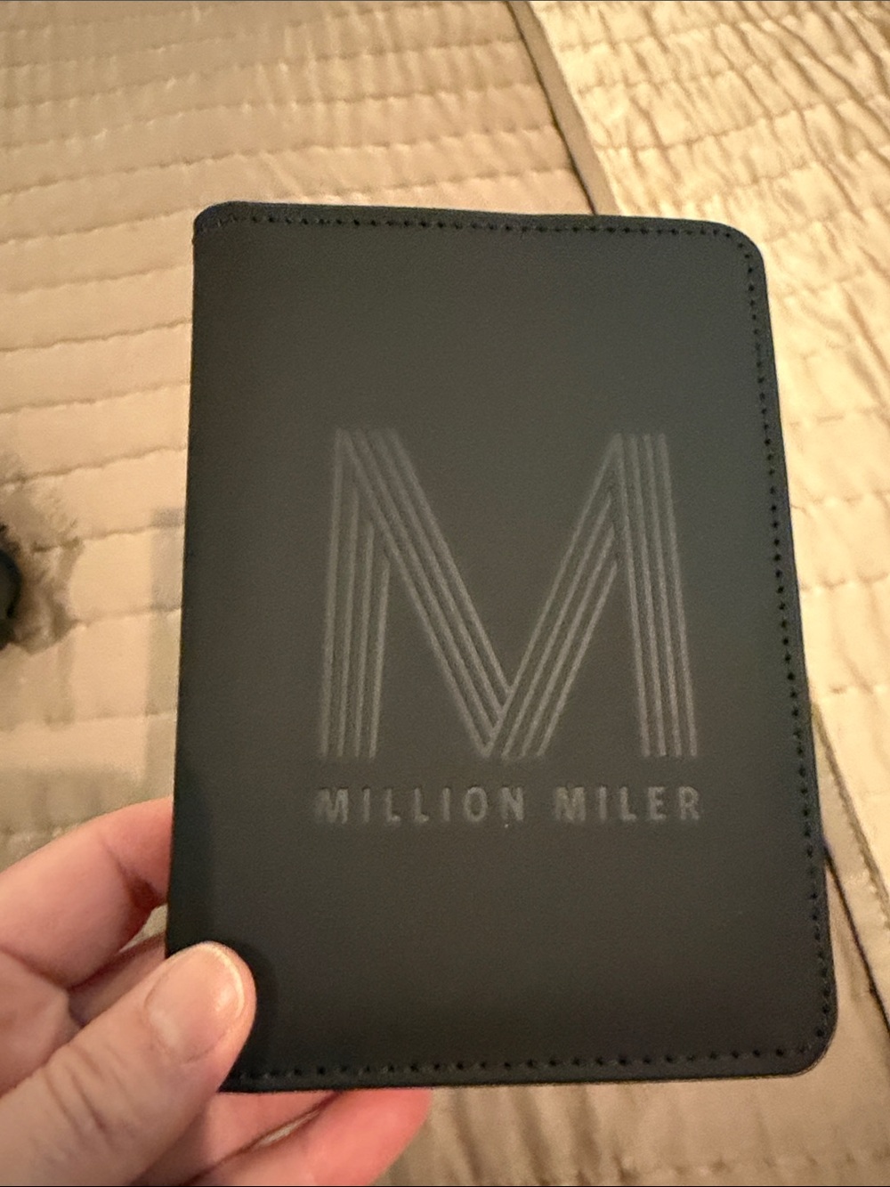 Million Miler Embossed Card & Key Holder or passport- Delta
